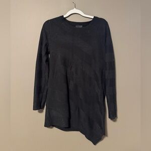 The Limited Black Asymmetric Sweater